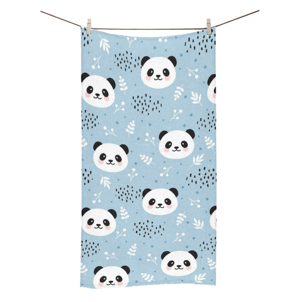 Cute panda pattern Bath Towel