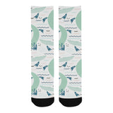 Crocodile diver pattern Crew Socks