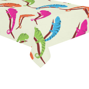 Colorful Chameleon lizard pattern Tablecloth