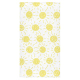hand drawn sun pattern Bath Towel