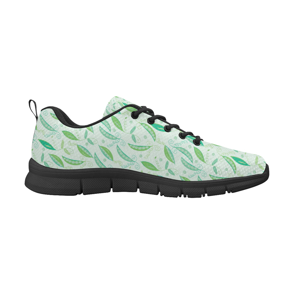 Green Peas Pattern Print Design 01 Women's Sneaker Shoes