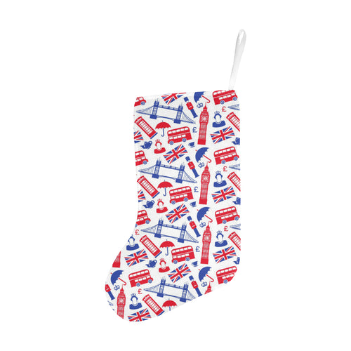 British Pattern Print Design 01 Christmas Stocking
