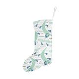 Crocodile diver pattern Christmas Stocking