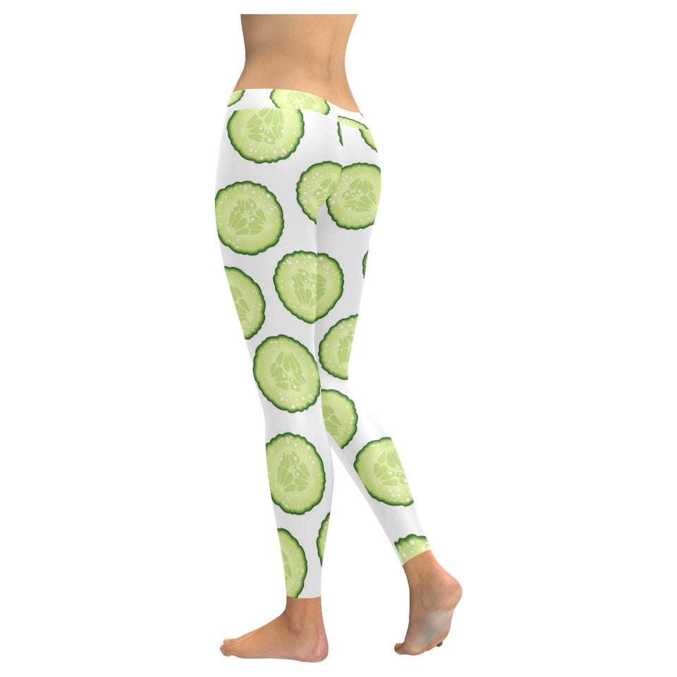Cucumber slices pattern Women's Legging Fulfilled In US