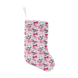 Yorkshire Terrier Pattern Print Design 03 Christmas Stocking
