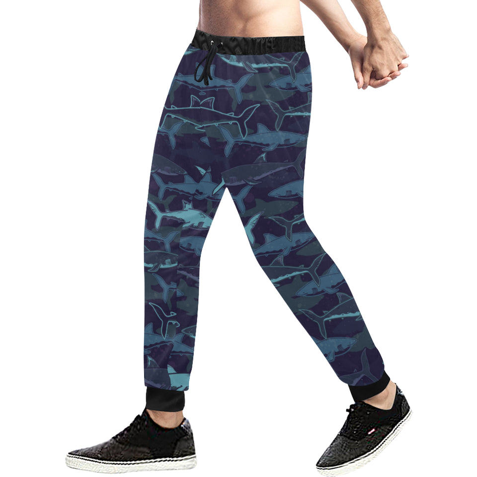 Shark pattern Unisex Casual Sweatpants