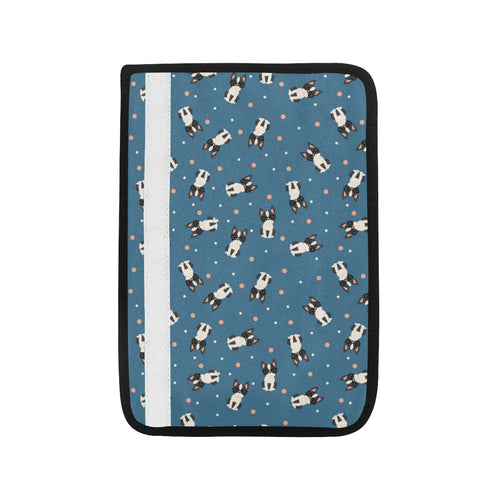 Cute boston terrier dog spattern Car Seat Belt Cover