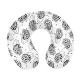 Hand drawn french fries pattern U-Shaped Travel Neck Pillow