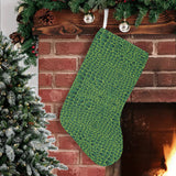Crocodile Skin Printed Christmas Stocking