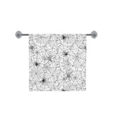 Spider web cobweb pattern Bath Towel