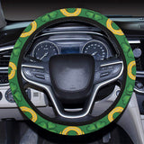 Horseshoes Pattern Print Design 05 Car Steering Wheel Cover