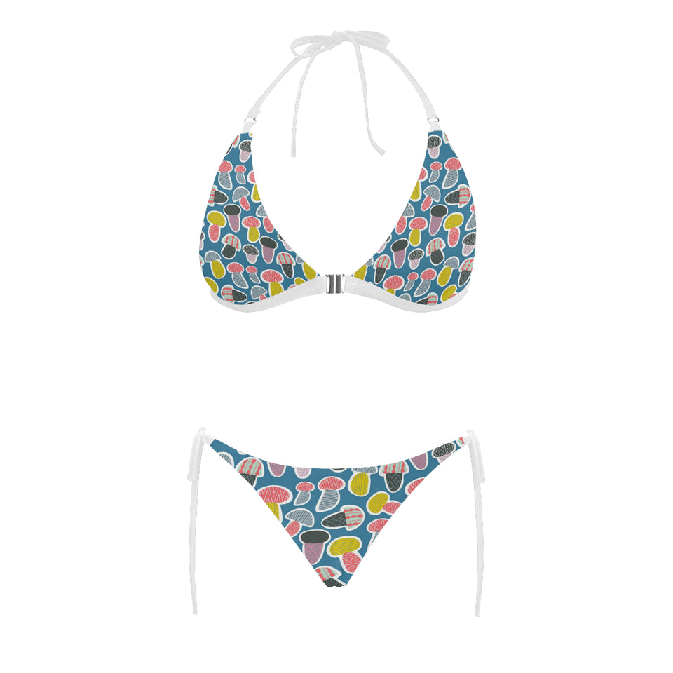 Colorful mushroom design pattern Sexy Bikinis Two-Piece Swimsuits