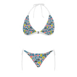 Colorful mushroom design pattern Sexy Bikinis Two-Piece Swimsuits