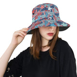 Hand drawn colorful starfish Unisex Bucket Hat