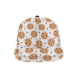 chocolate chip cookie pattern All Over Print Snapback Cap