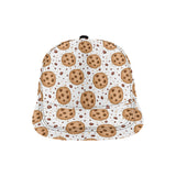 chocolate chip cookie pattern All Over Print Snapback Cap