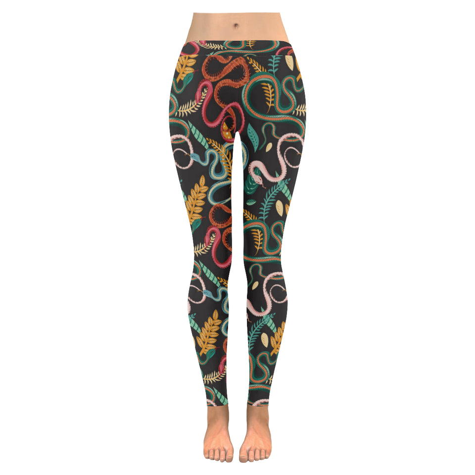 Colorful snake plant pattern Women's Legging Fulfilled In US