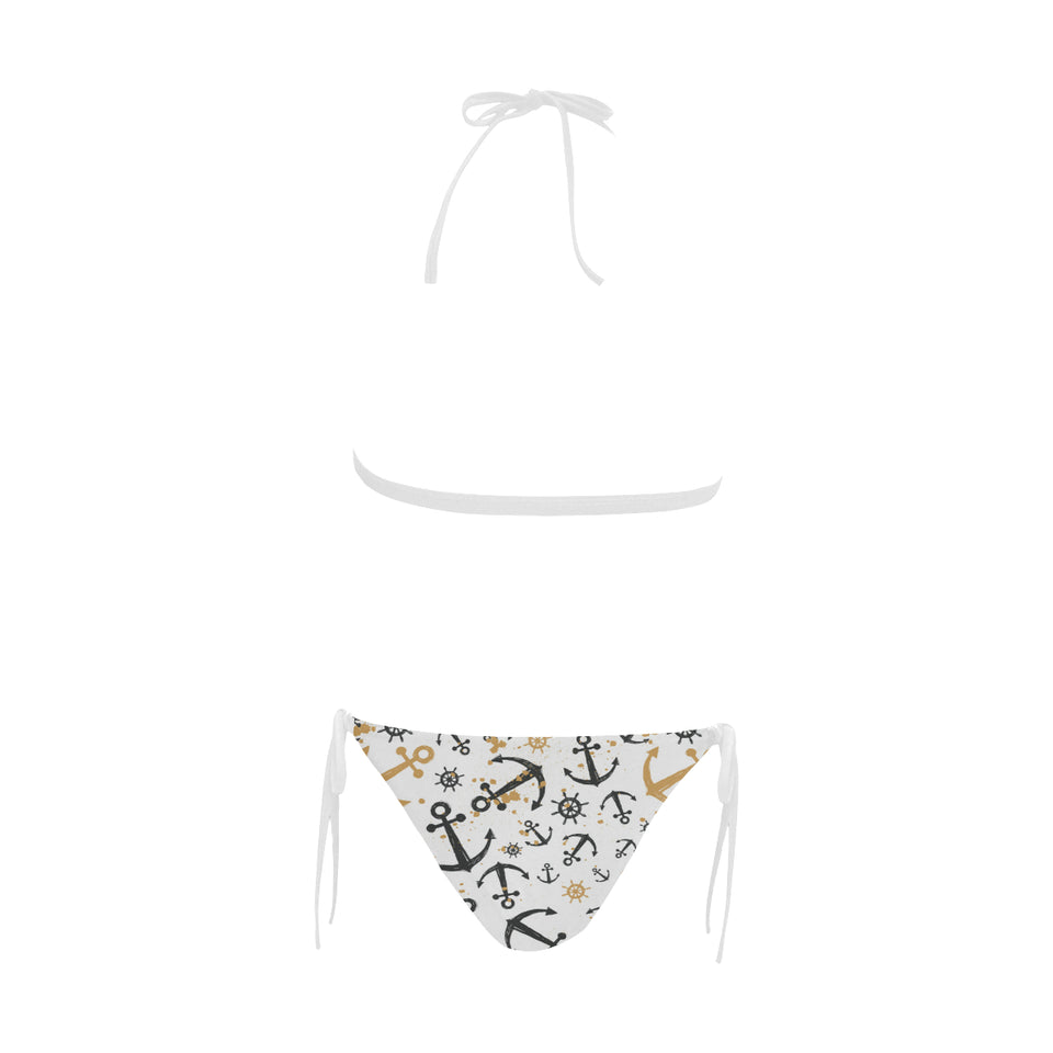 Anchors Rudders pattern Sexy Bikinis Two-Piece Swimsuits