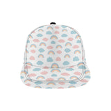 Cute rainbow clound pattern All Over Print Snapback Cap