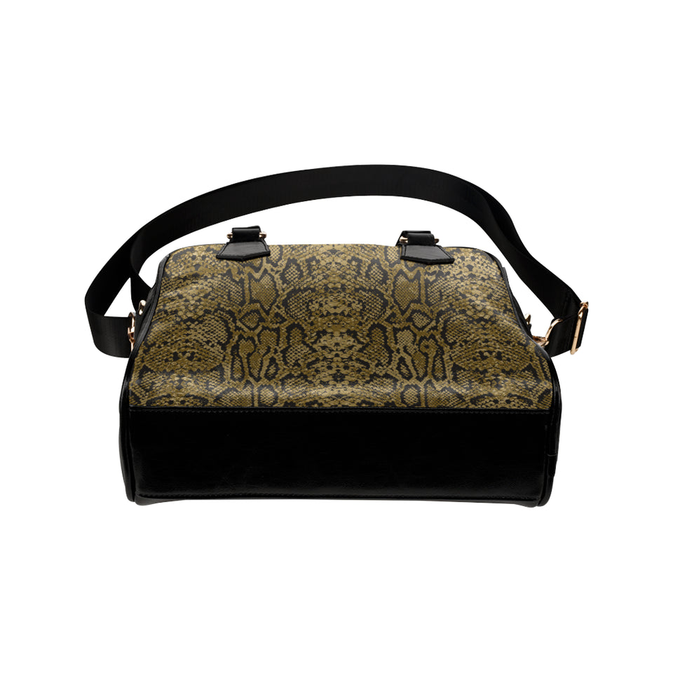 Snake skin pattern Shoulder Handbag