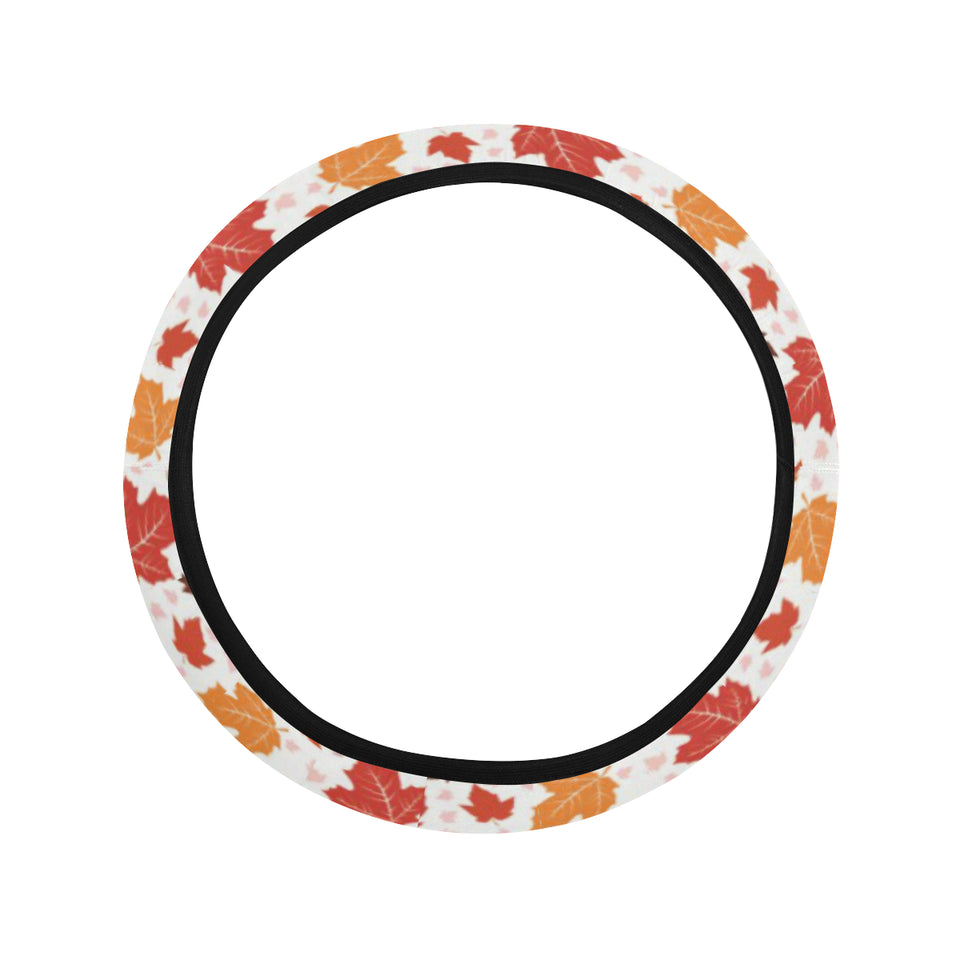 Colorful Maple Leaf pattern Car Steering Wheel Cover