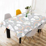 Cute rainbow clound star pattern Tablecloth