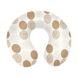 Gold Texture mushroom pattern U-Shaped Travel Neck Pillow