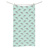 Kangaroo pattern background Bath Towel