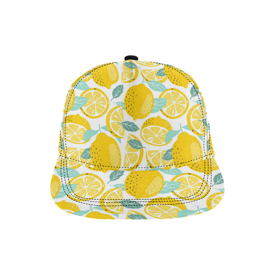 lemon design pattern All Over Print Snapback Cap