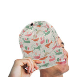 Cute whale pattern All Over Print Snapback Cap