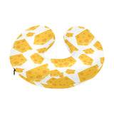 Cheese slice pattern U-Shaped Travel Neck Pillow