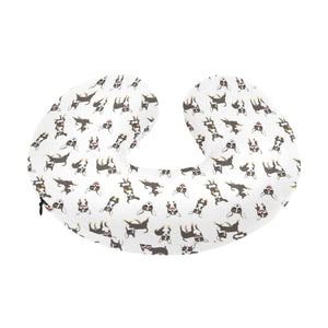 Chihuahua dog pattern U-Shaped Travel Neck Pillow