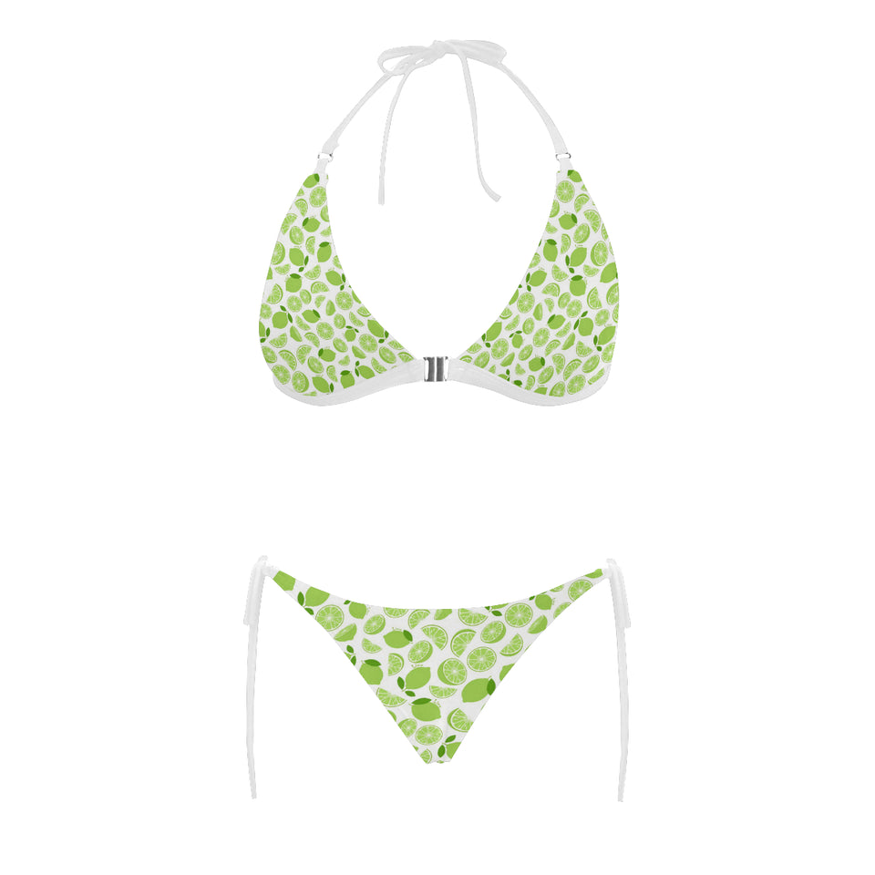 Lime design pattern Sexy Bikinis Two-Piece Swimsuits