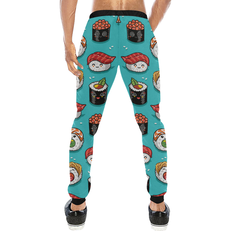 Cute sushi pattern Unisex Casual Sweatpants