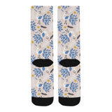 Cute peacock pattern Crew Socks