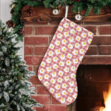 Fried Eggs Pattern Print Design 03 Christmas Stocking