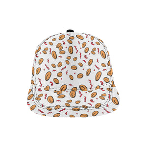 peanuts pattern background All Over Print Snapback Cap