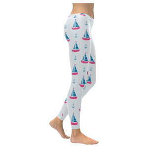 Sailboat anchor pattern Women's Legging Fulfilled In US