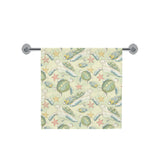 Hand drawn sea turtle fish pattern Bath Towel