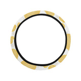 Potato Chips Pattern Print Design 03 Car Steering Wheel Cover
