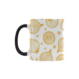 hand drawn onion pattern Morphing Mug Heat Changing Mug