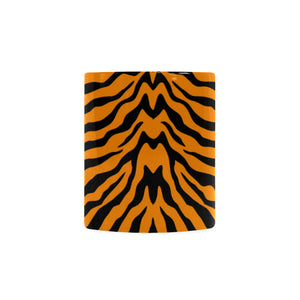 Bengal tigers skin print pattern Classical White Mug (Fulfilled In US)