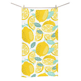 lemon design pattern Bath Towel