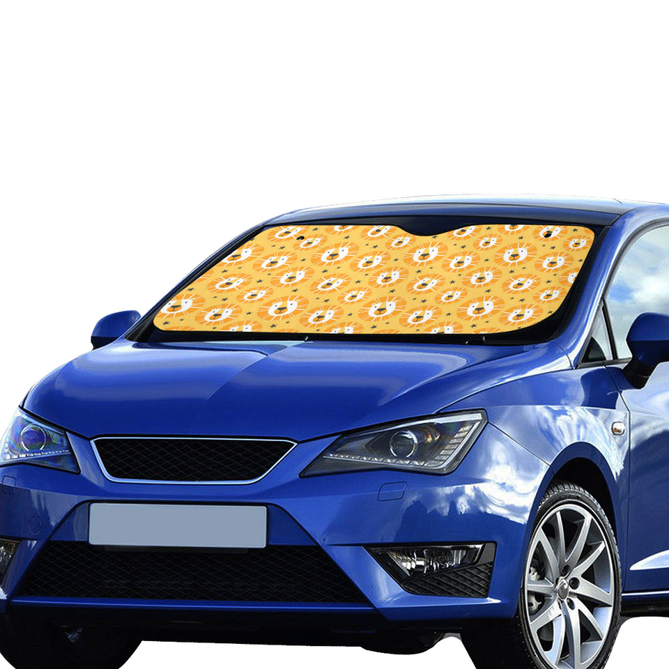 Lion Pattern Print Design 03 Car Sun Shade