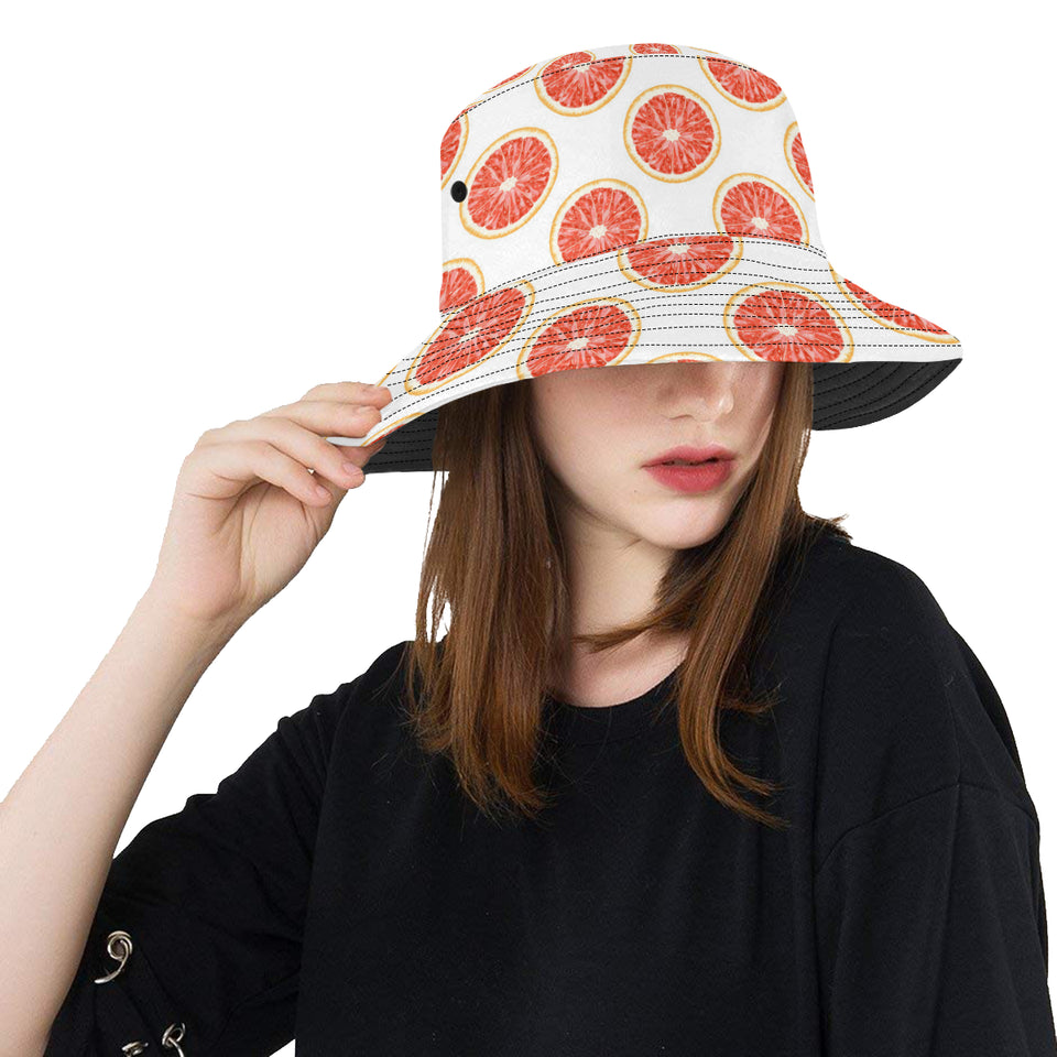 Grapefruit pattern Unisex Bucket Hat