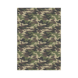 Dark Green camouflage pattern House Flag Garden Flag