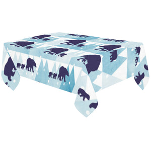 polar bear winter snow pattern Tablecloth