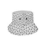 arabic gray pattern Unisex Bucket Hat
