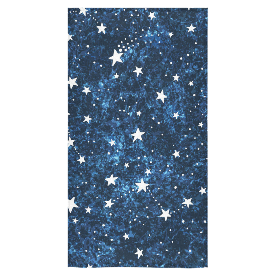 Night sky star pattern Bath Towel