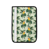Beautiful parrot palm leaves pattern Car Seat Belt Cover